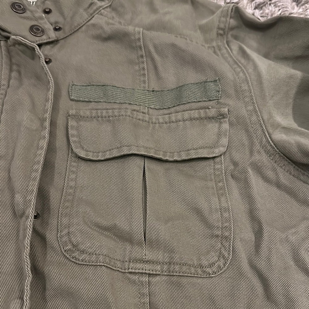 Kensie Olive Utility Jacket - Picture 2 of 3